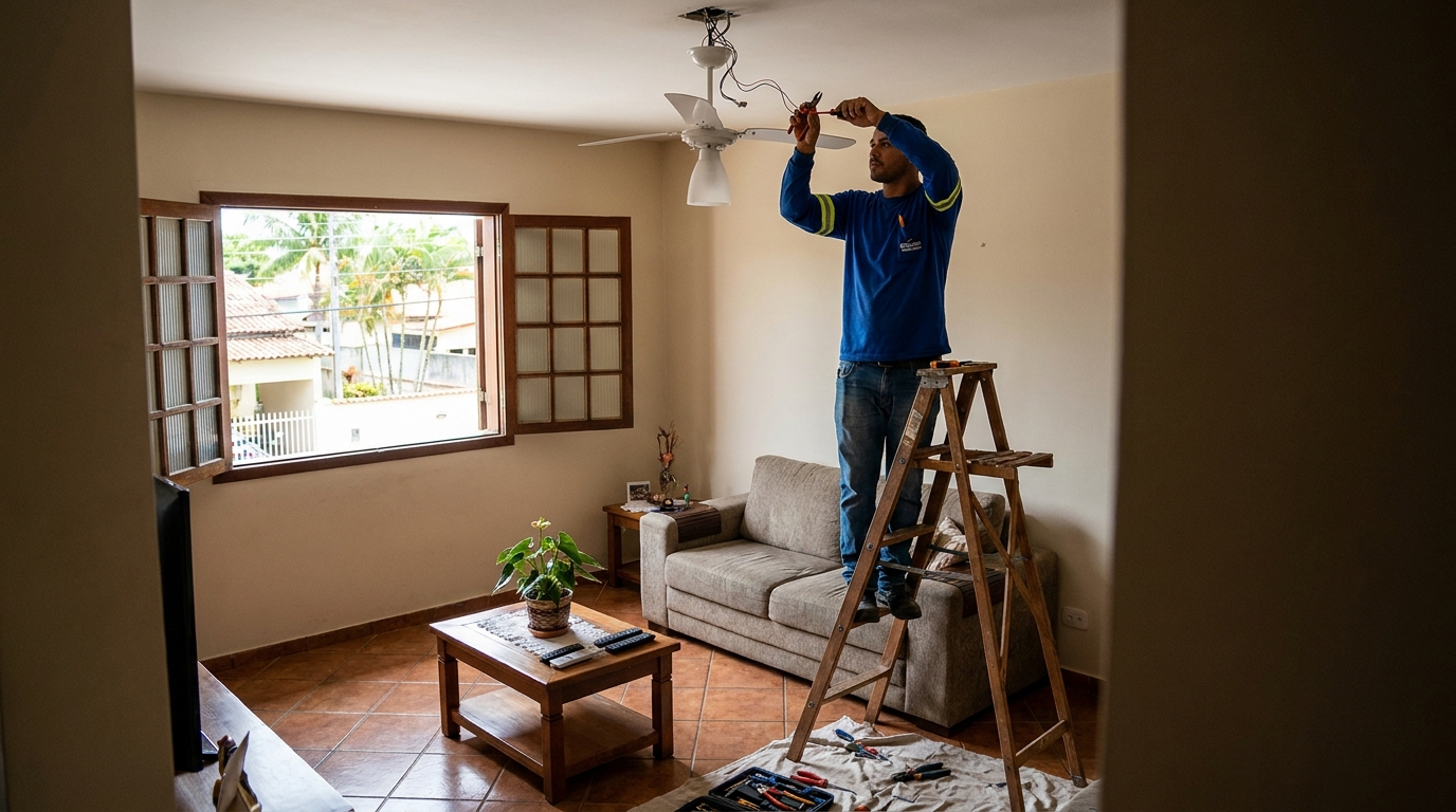 Reforço de Suporte no Teto em Cotia‑SP